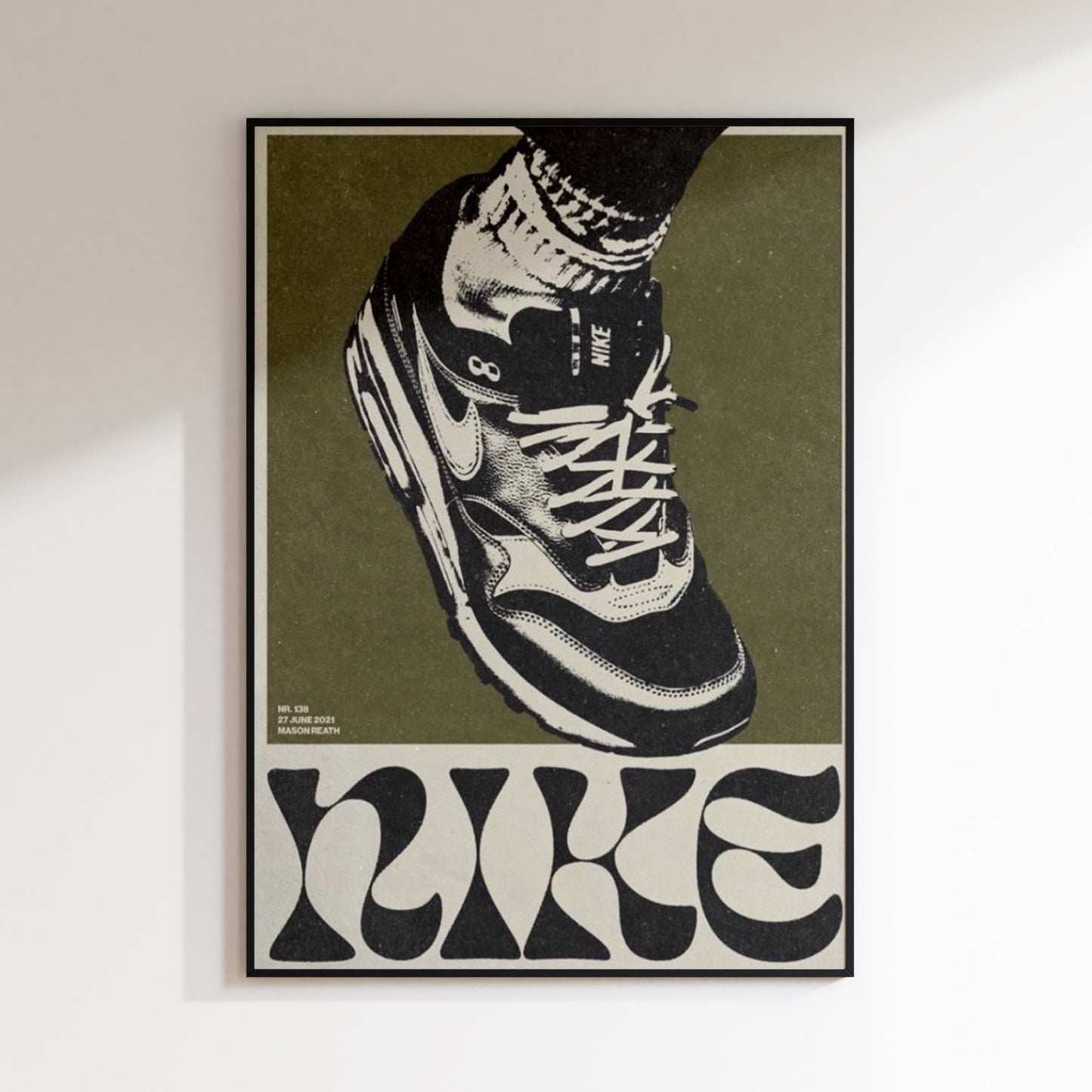 Nike Retro Trainer Poster