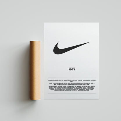 Nike Swoosh Logo Poster