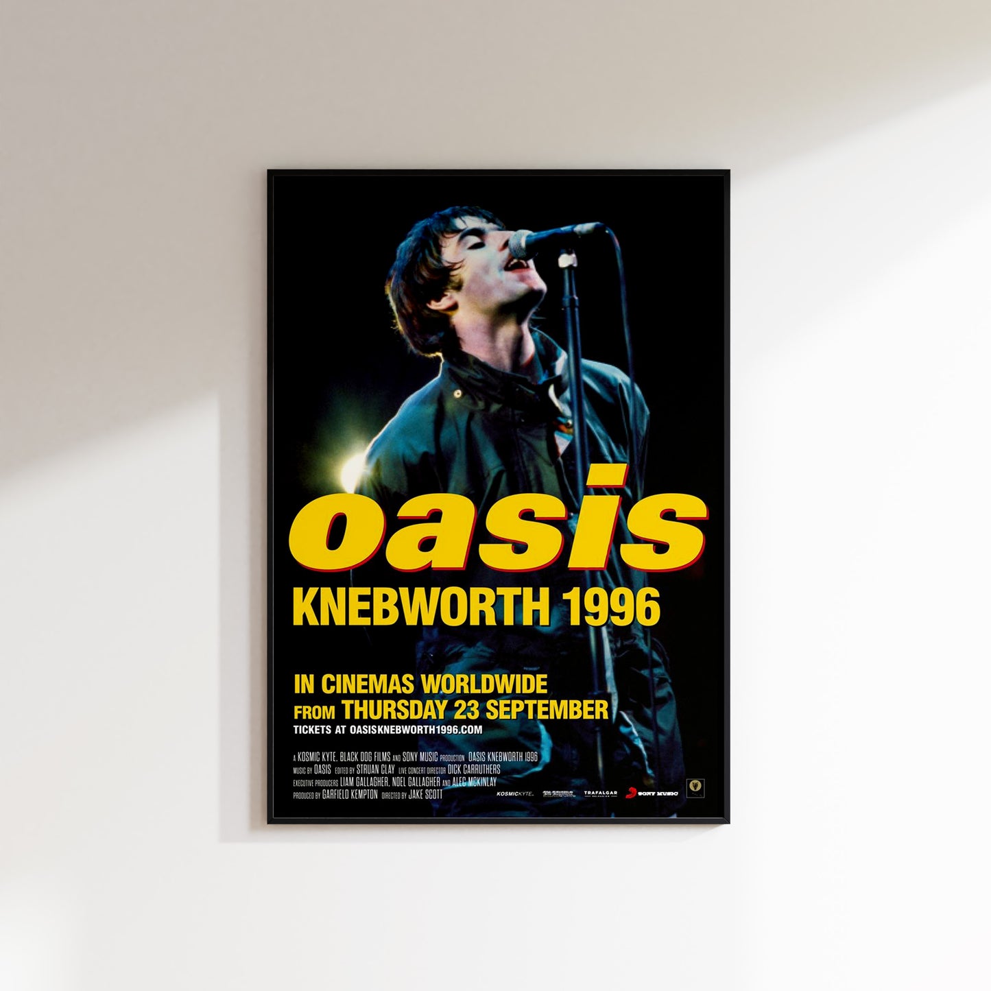 Oasis Vintage Knebworth Poster 1