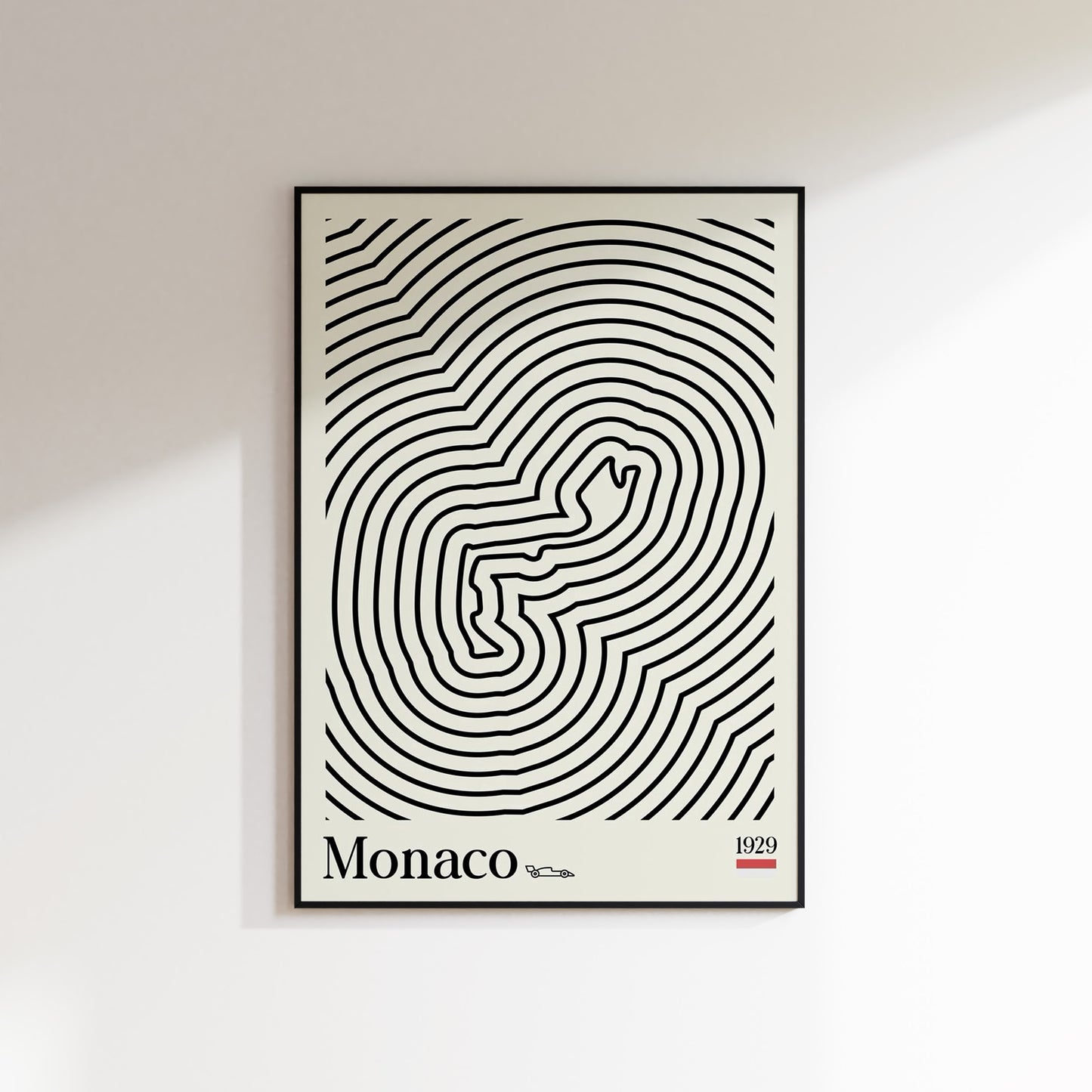 Monaco 1929 Track Vintage Poster