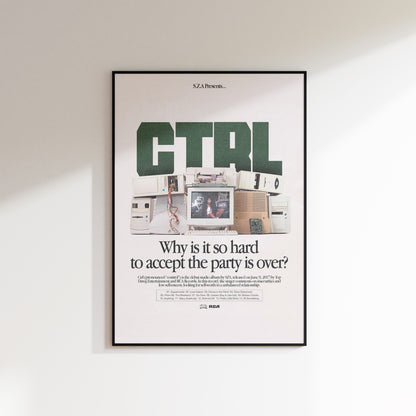 SZA Presents CTRL Poster