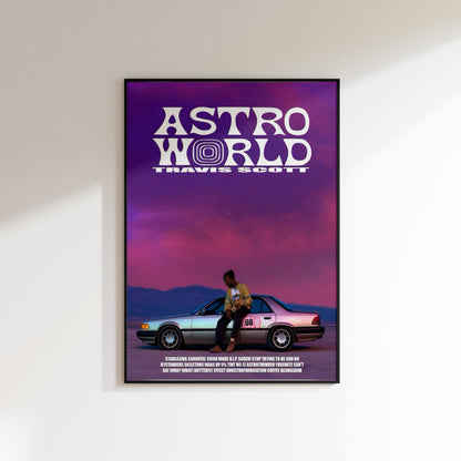 Travis Scott Astro World Poster