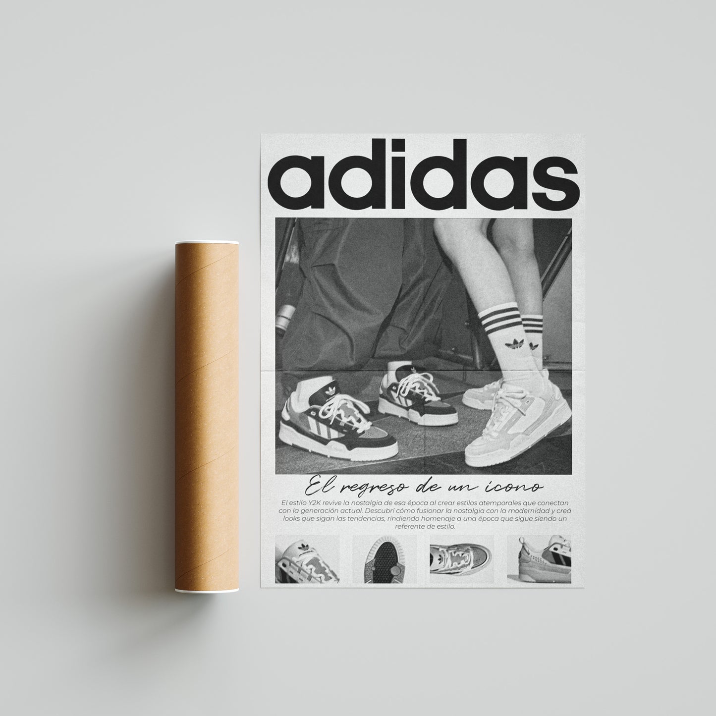 Adidas Y2K Retro Poster