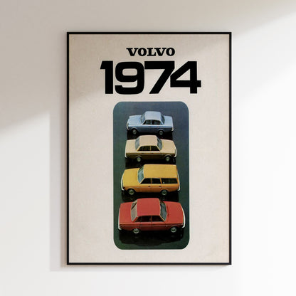 Volvo 1974 Vintage Poster