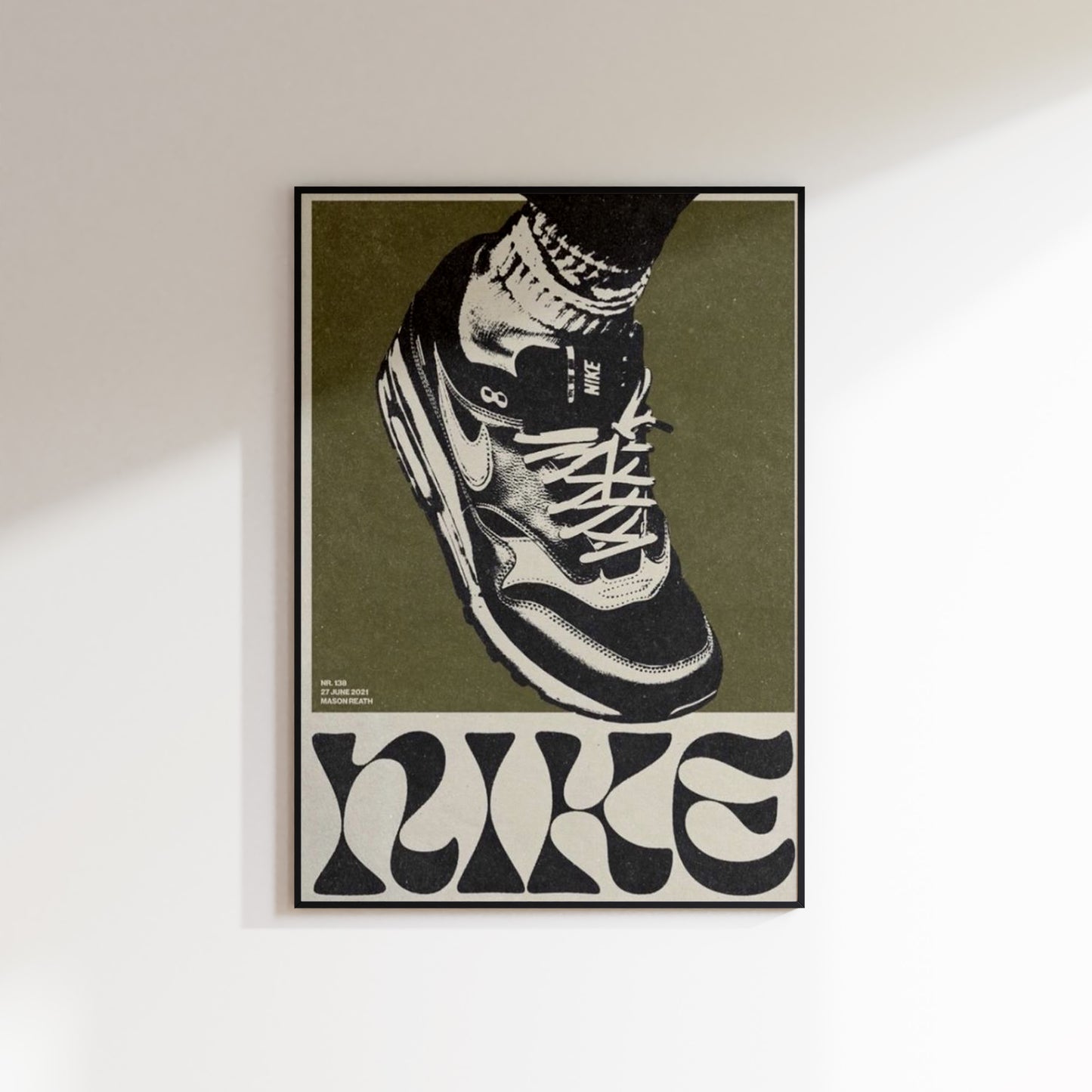 Nike Retro Trainer Poster