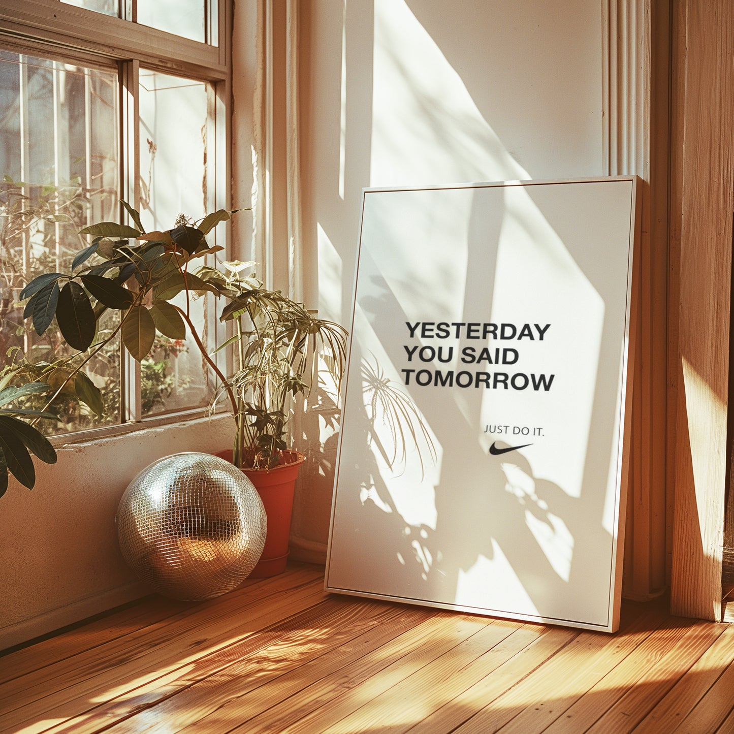 Nike Yesterday You Said Tomorrow Poster