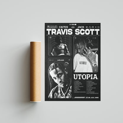 Travis Scott Utopia Poster