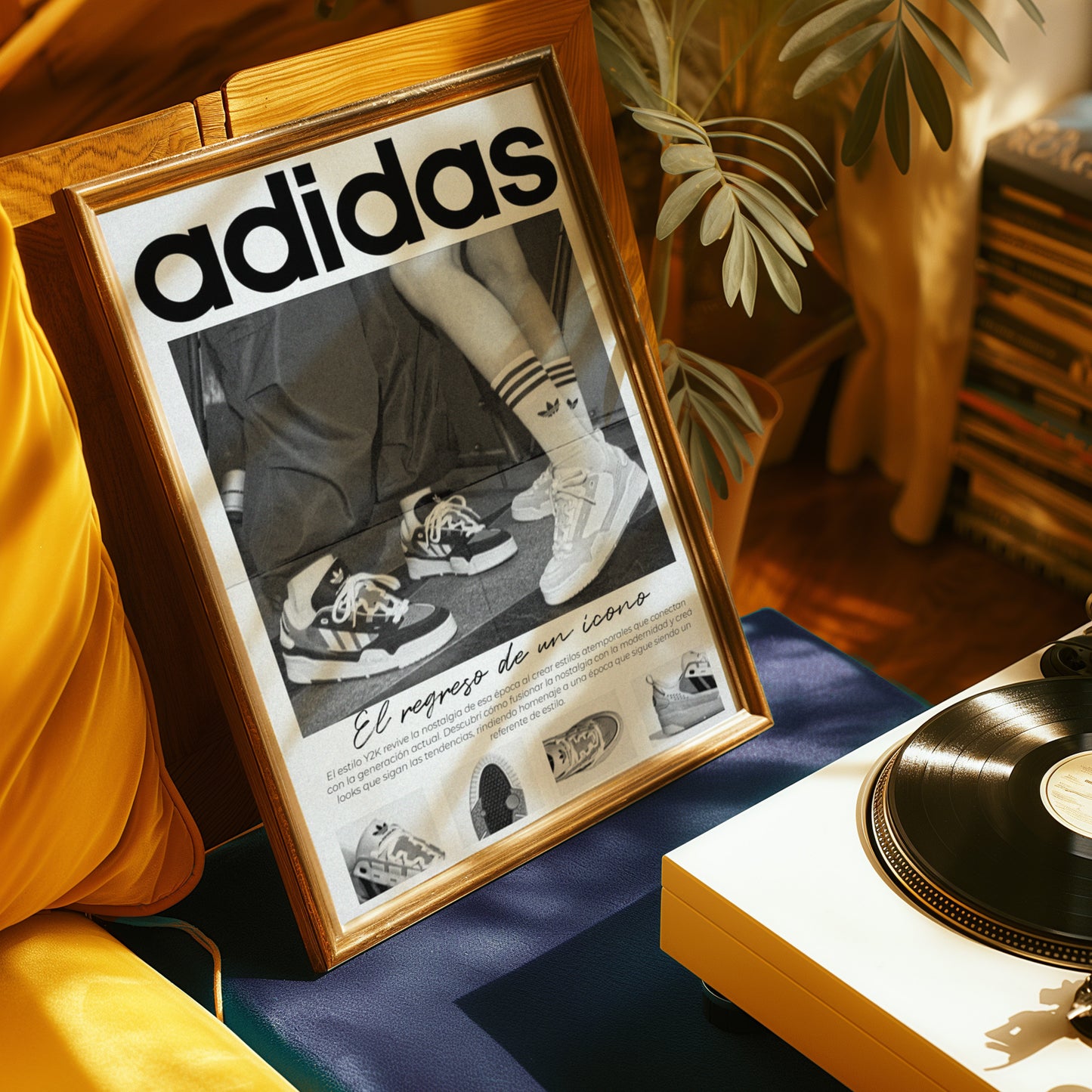 Adidas Y2K Retro Poster