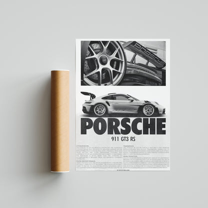 Porsche 911 GT3 RS Poster