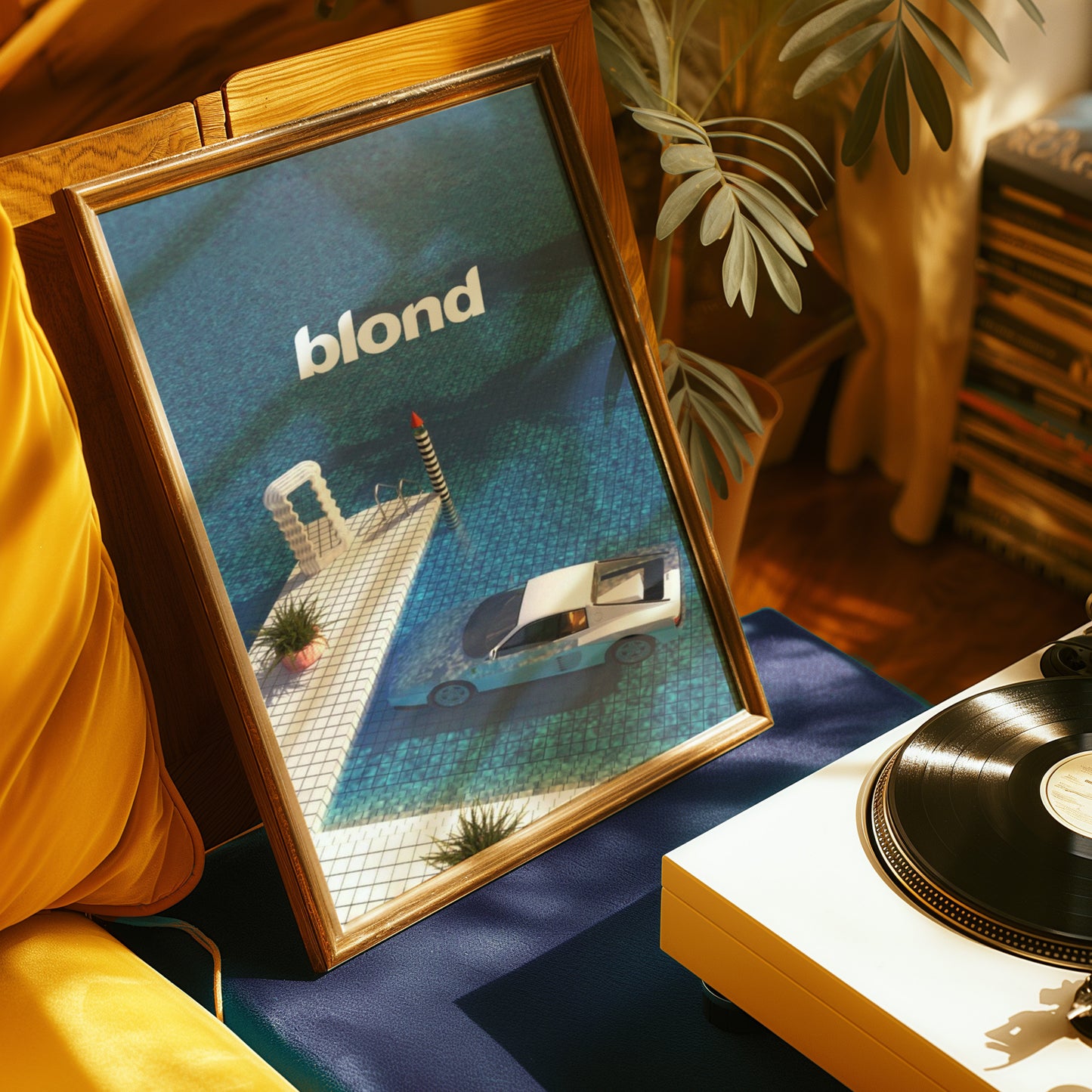 Frank Ocean Blonde Car Poster 1