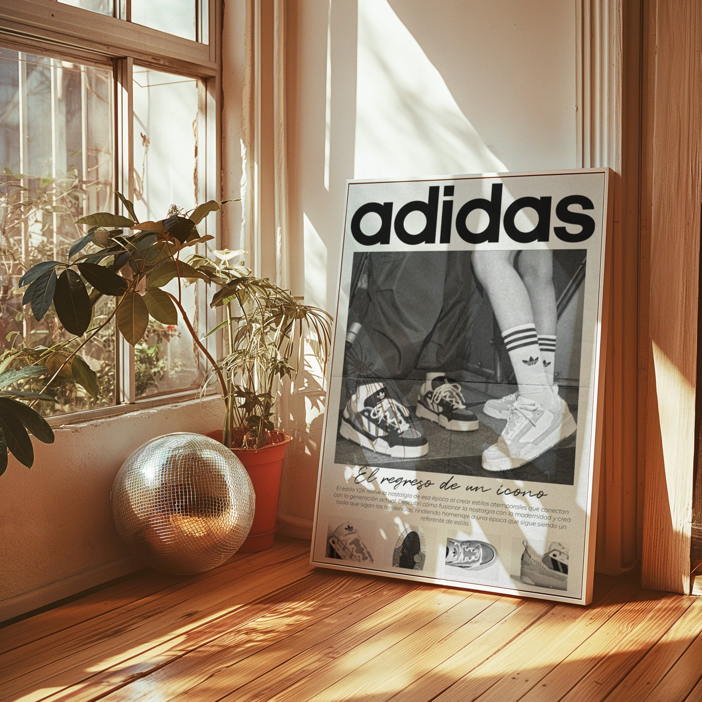 Adidas Y2K Retro Poster