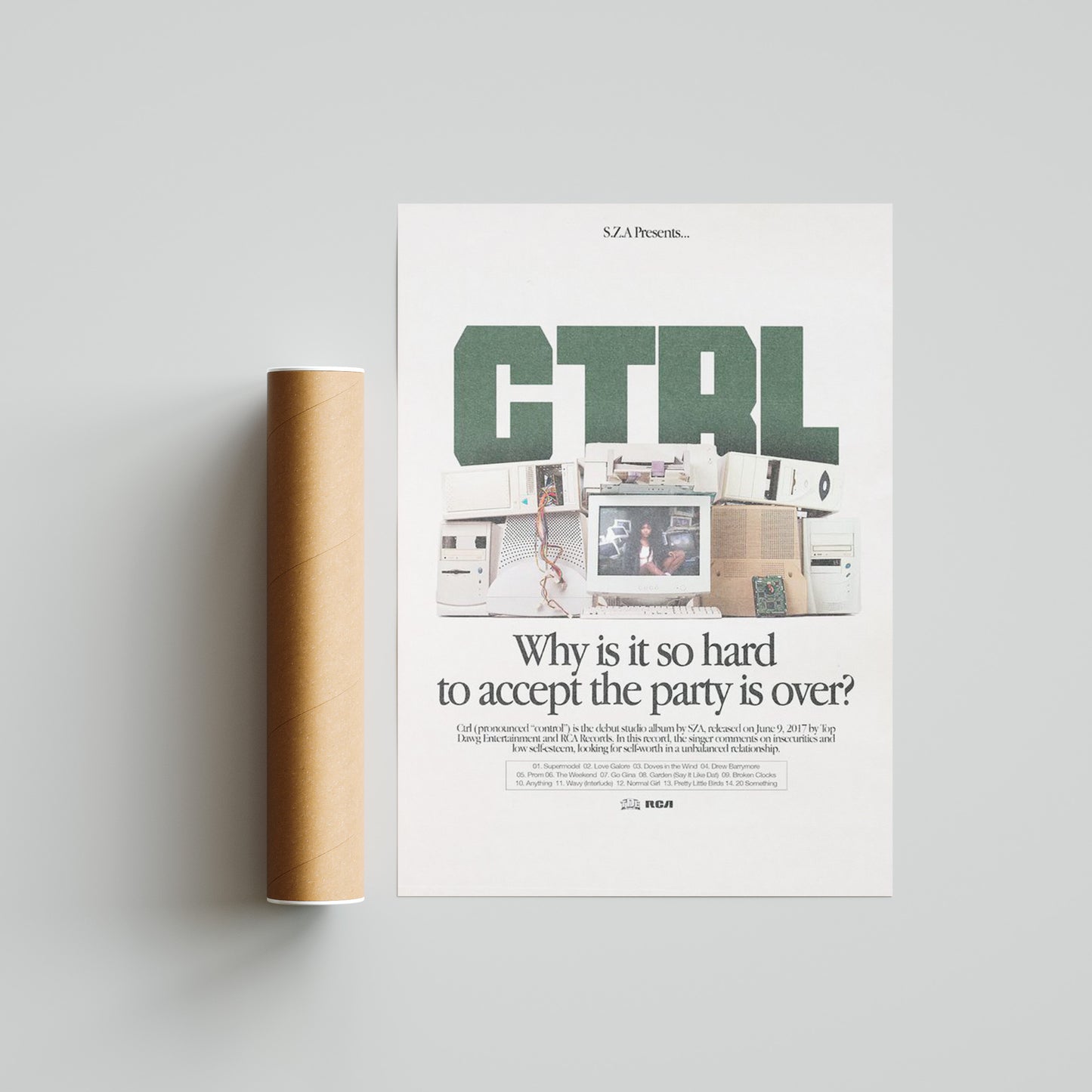 SZA Presents CTRL Poster