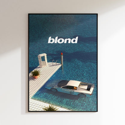 Frank Ocean Blonde Car Poster 1