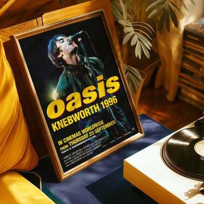 Oasis Vintage Knebworth Poster 1