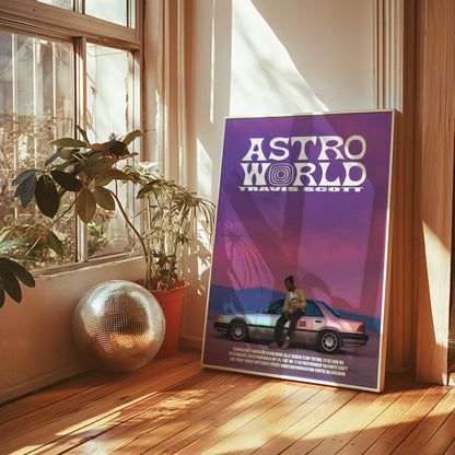 Travis Scott Astro World Poster