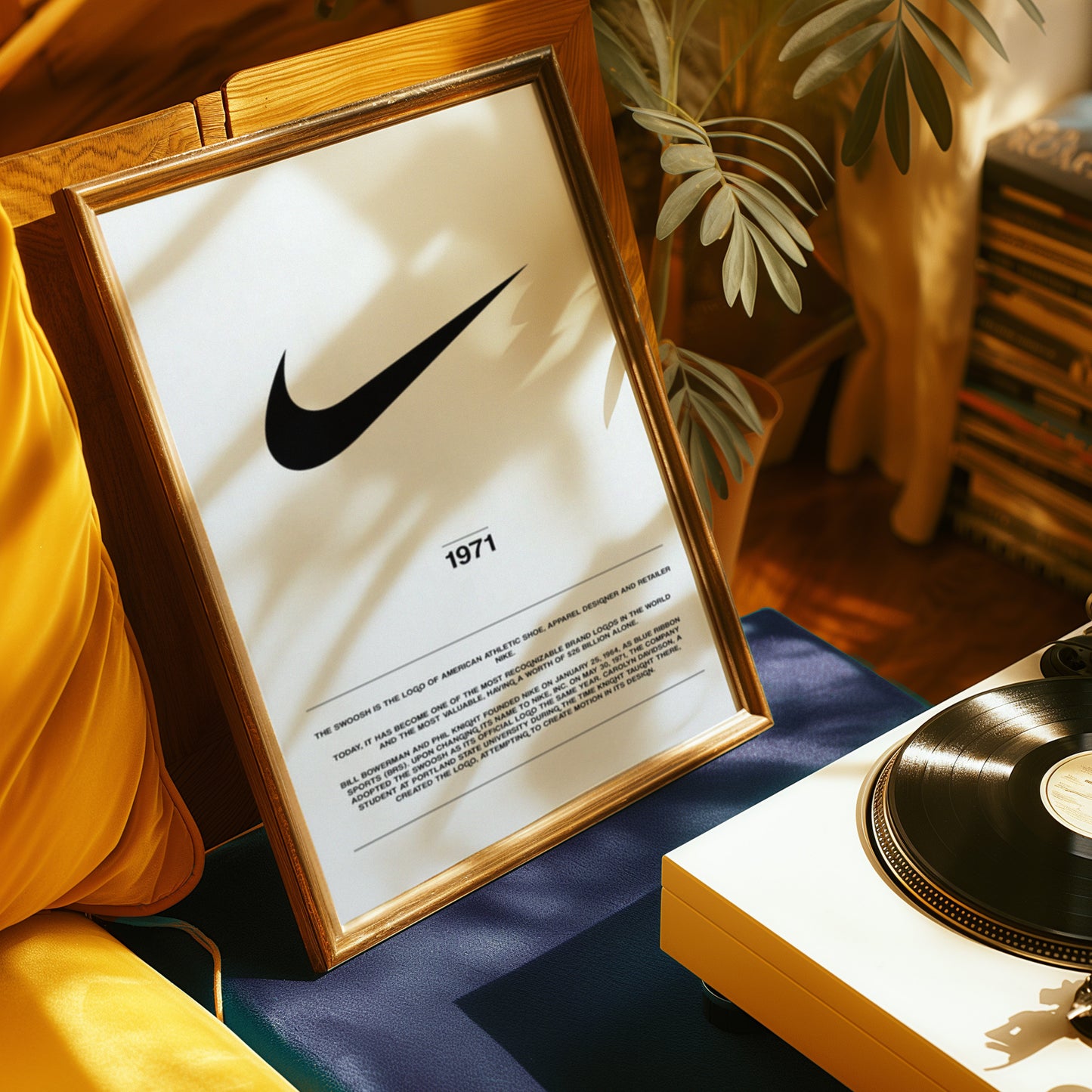 Nike Swoosh Logo Poster