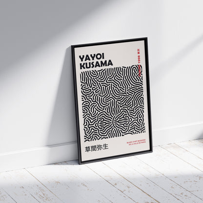 Yayoi Kusama Black Poster