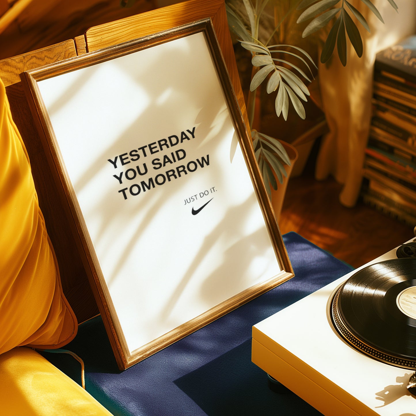 Nike Yesterday You Said Tomorrow Poster