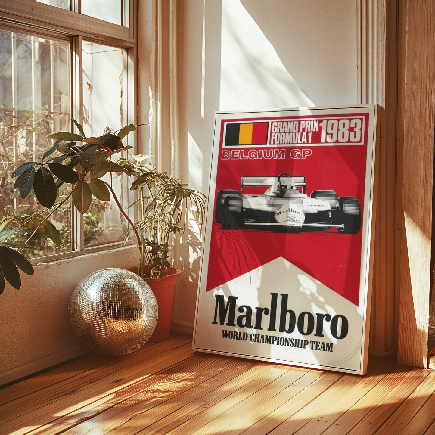 Formula 1 1993 Belgium Grand Prix Marlboro F1 Poster