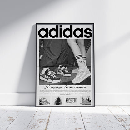 Adidas Y2K Retro Poster