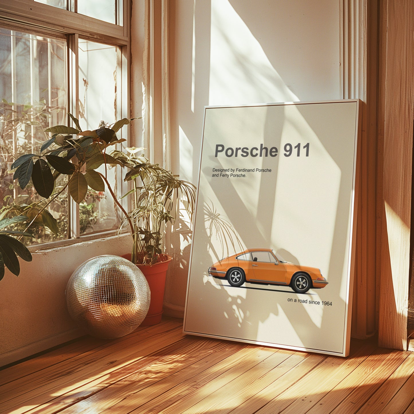 Porsche 911 Vintage Poster