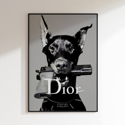 Dior Dog Poster