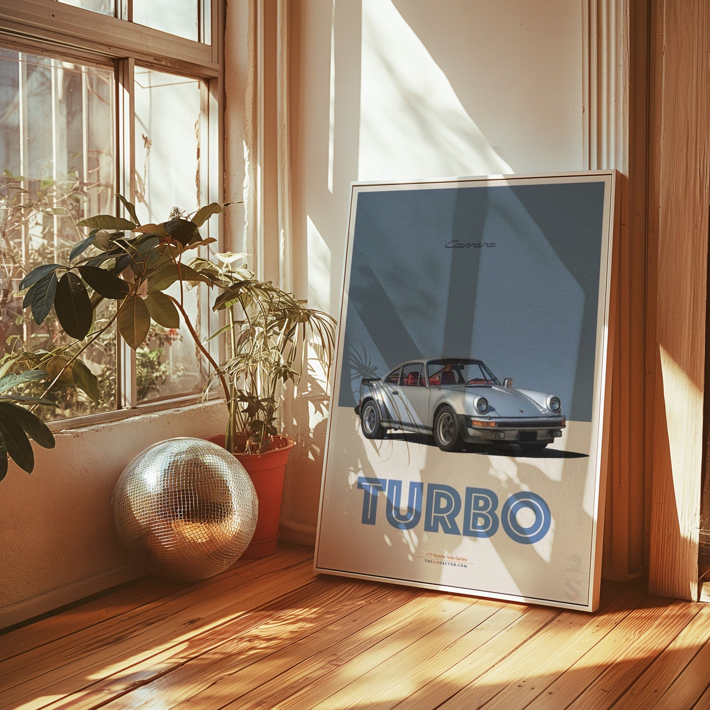 Porsche 1977 Turbo Carrera Vintage Poster