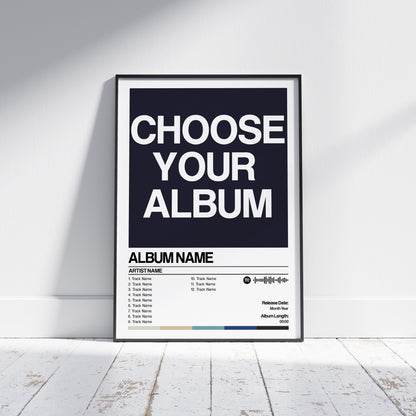 Custom Album Posters - Request your own album