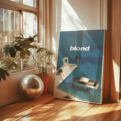 Frank Ocean Blonde Car Poster 1