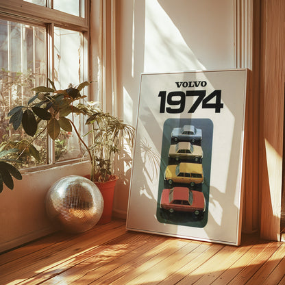 Volvo 1974 Vintage Poster