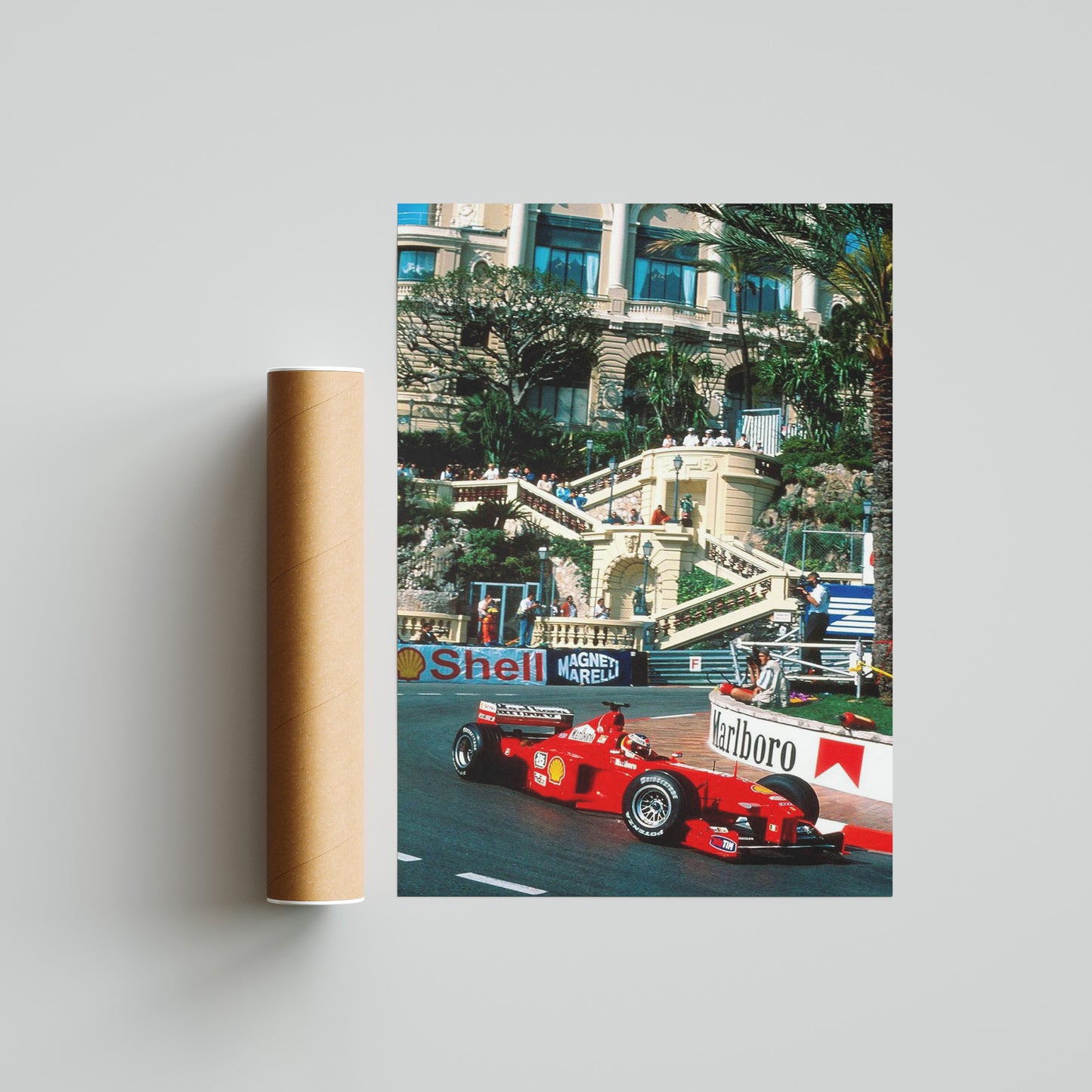 Ferrari F1 Monaco Poster