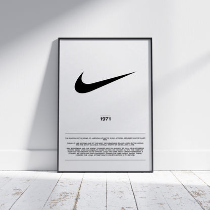 Nike Swoosh Logo Poster