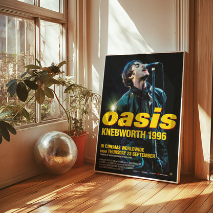 Oasis Vintage Knebworth Poster 1