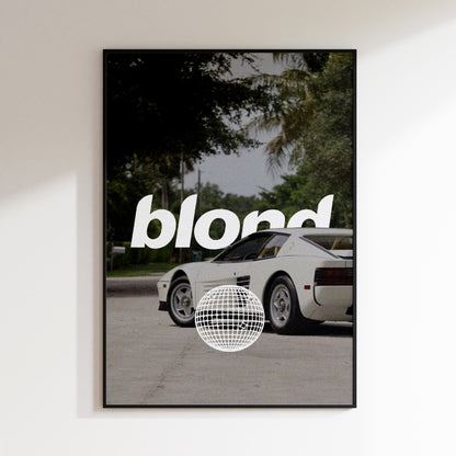 Frank Ocean Blond Poster