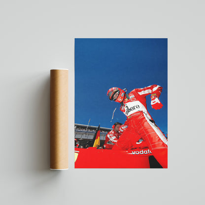 Michael Schumacher Ferrari F1 Poster