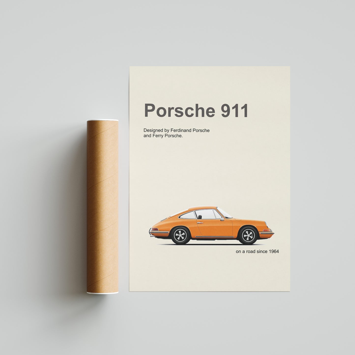 Porsche 911 Vintage Poster