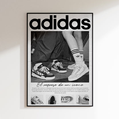 Adidas Y2K Retro Poster