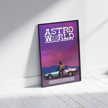 Travis Scott Astro World Poster