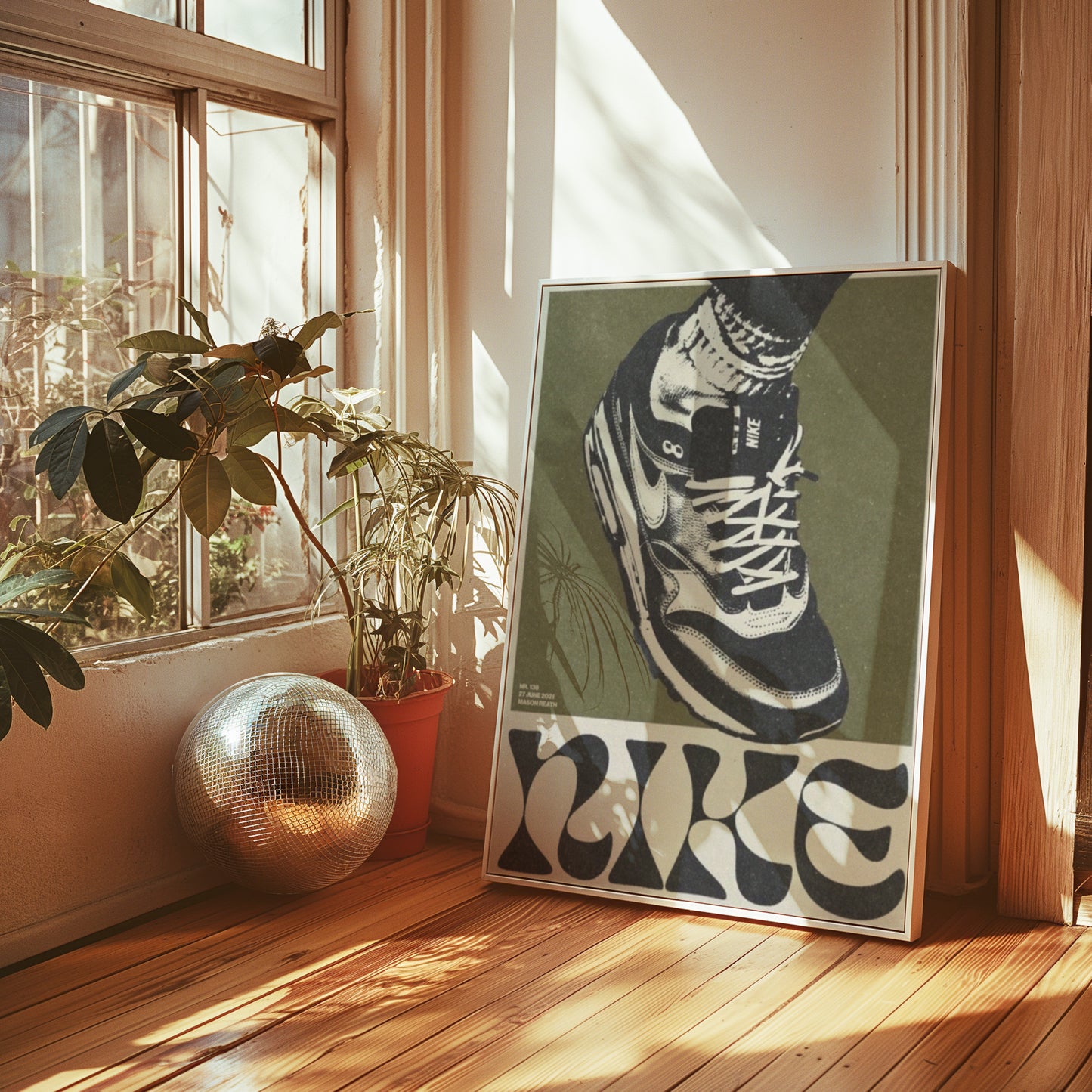 Nike Retro Trainer Poster