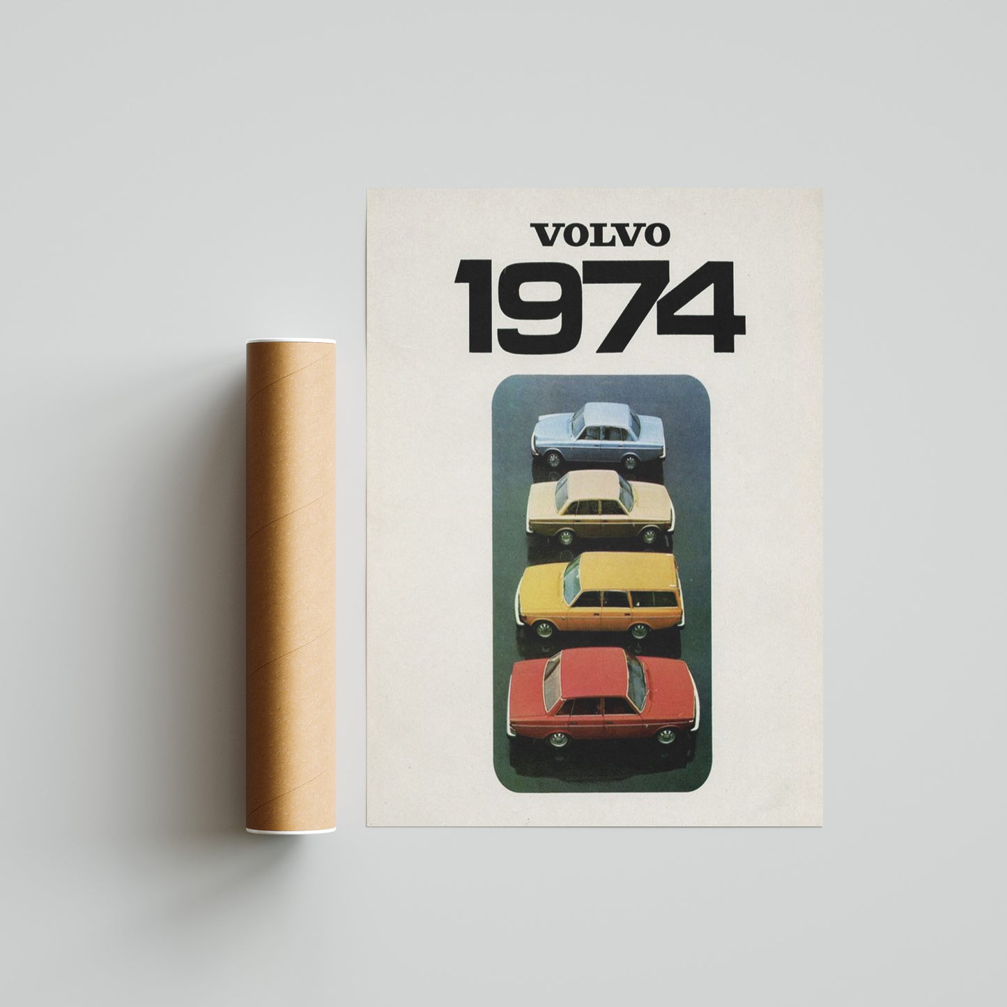 Volvo 1974 Vintage Poster