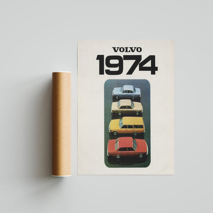 Volvo 1974 Vintage Poster