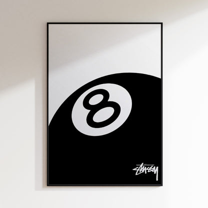 Stussy 8 Ball Poster