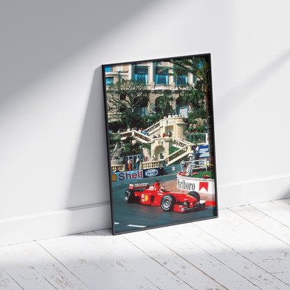 Ferrari F1 Monaco Poster