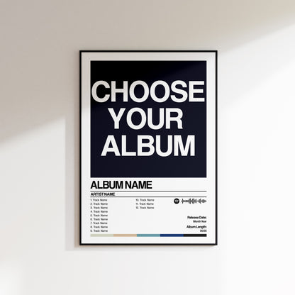 Custom Album Posters - Request your own album