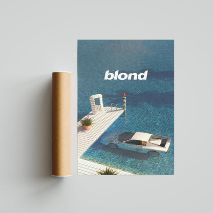 Frank Ocean Blonde Car Poster 1