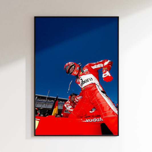 Michael Schumacher Ferrari F1 Poster