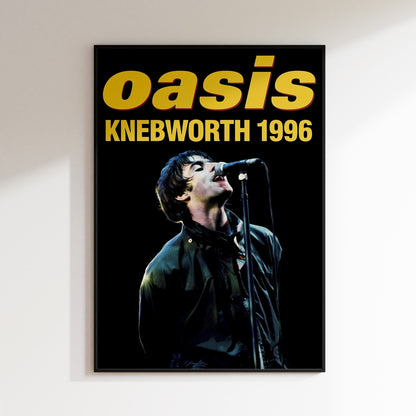 Oasis Vintage Knebworth Poster 2