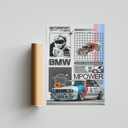 BMW M Power Poster