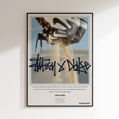 Nike X Stussy Poster