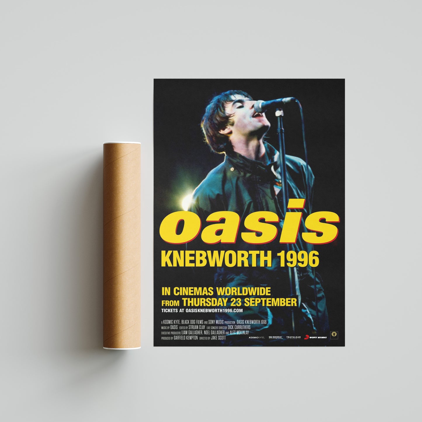 Oasis Vintage Knebworth Poster 1